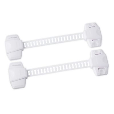 Toddleroo by North States Adjustable Strap Locks in White - Each