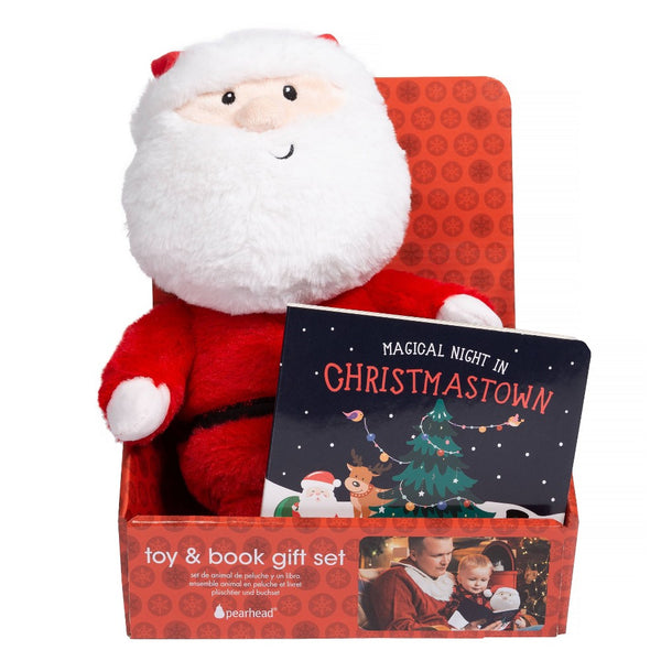 Pearhead Santa Plush & Book set