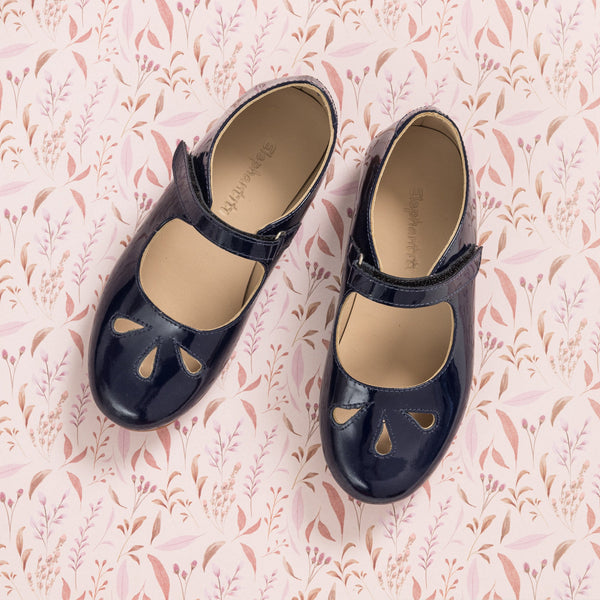 Elephantito Rosie Mary Jane Patent Blue