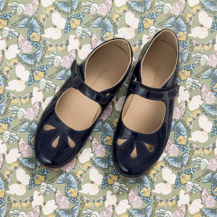 Elephantito Rosie Mary Jane Patent Blue