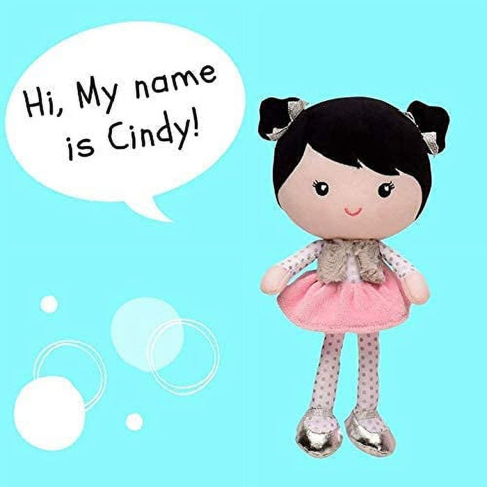 Baby Starters Girls Plush Snuggle Buddy Cindy Baby Doll