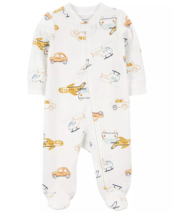 Carter's Baby Vehicles Zip Up Cotton Sleep and Play