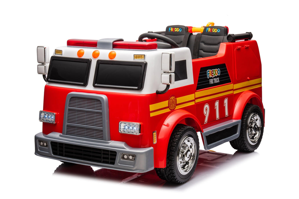 Freddo Toys 24V Fire Truck 2-Seater Ride on