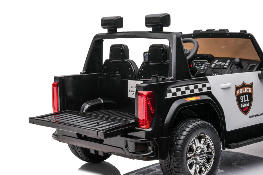 Freddo Toys 24V GMC Sierra Denali 2 Seater Police Ride-On Truck