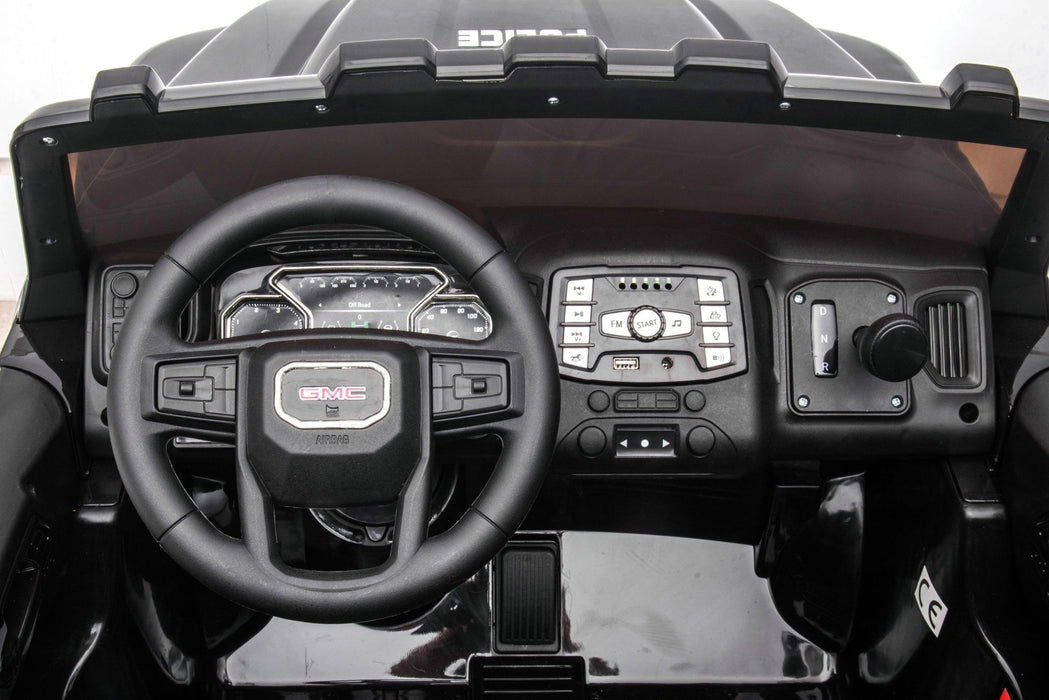 Freddo Toys 24V GMC Sierra Denali 2 Seater Police Ride-On Truck