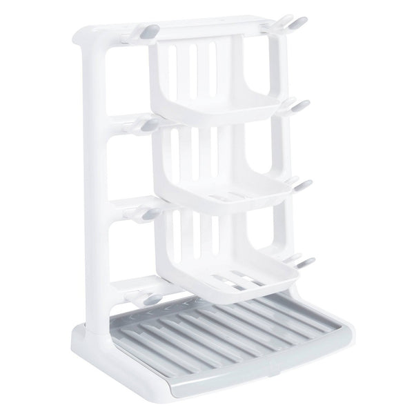 Munchkin® Tidy Dry™ Space Saving Vertical Bottle Drying Rack for Baby Bottles and Accessories, White