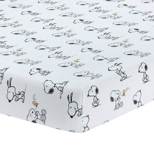 Lambs & Ivy Classic Snoopy Fitted Crib Sheet