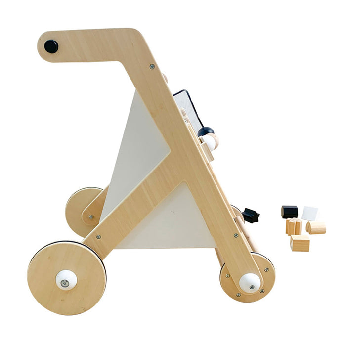 Asweets Wonder & Wise Wooden Baby Push and Pull Multifunctional Activity Walker