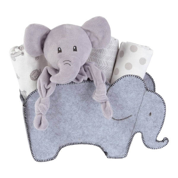 My Tiny Moments Welcome Baby Shaped Gift Set - Elephant 5pc