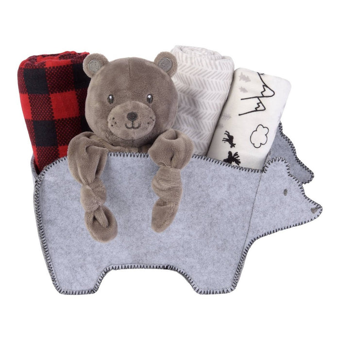 My Tiny Moments Welcome Baby Shaped Gift Set - Bear 5pc