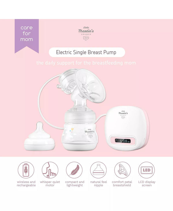 Little Martin’s Electric Breast Milk Pump for breast feeding – Rechargeable Battery for Travel