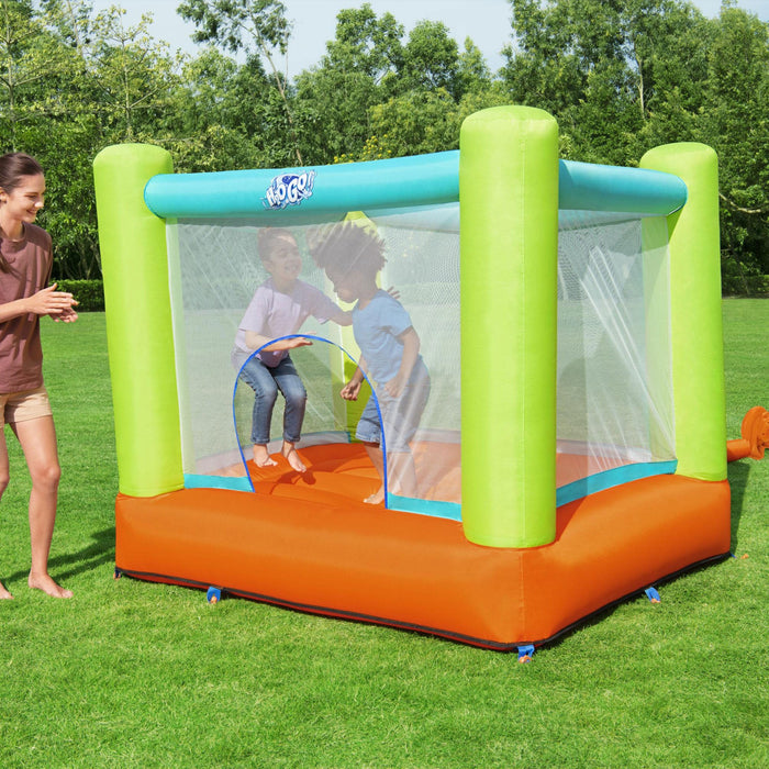 Bestway Jump And Soar Outdoor Indoor Inflatable Bounce House with Air Pump & Bag