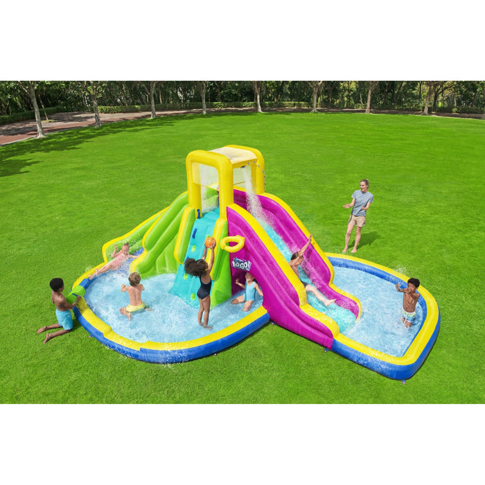 Bestway H2OGO! Funfinity Splash Kids Inflatable Mega Water Park with Air Blower