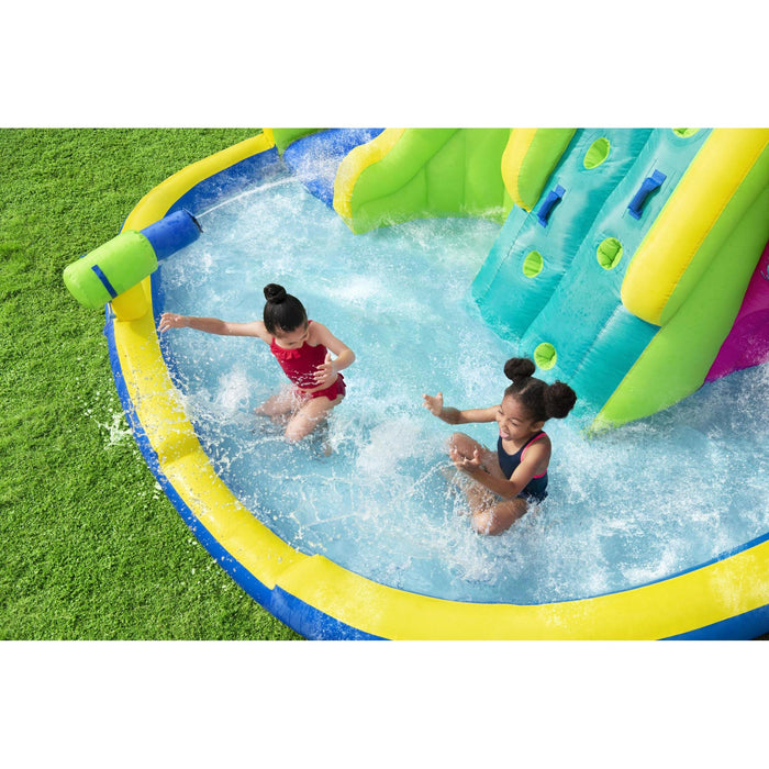 Bestway H2OGO! Funfinity Splash Kids Inflatable Mega Water Park with Air Blower