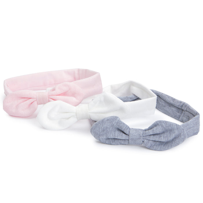 So'dorable 3 Piece Knit Bow Headwrap Set