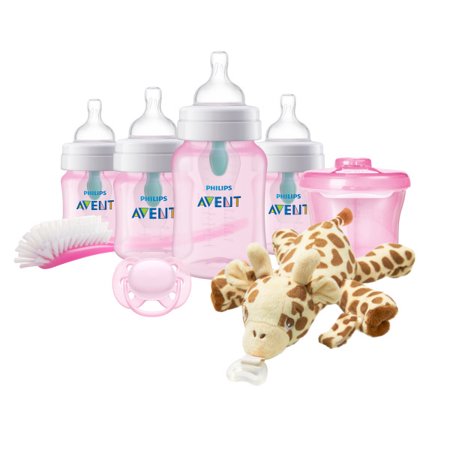 Philips Avent Anti-Colic Newborn 9 Piece Gift Set in Pink