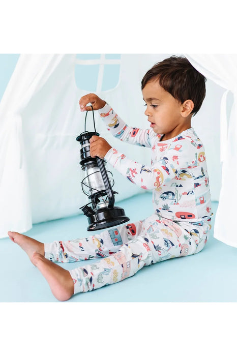 Bird & Bean Bamboo Pajama Set - Desert Western Camper