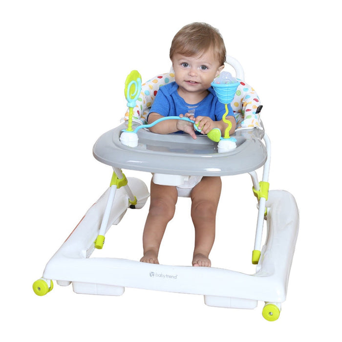 Baby Trend 3.0 Kids Adjustable Activity Walker with Walk Behind Bar, Sprinkles