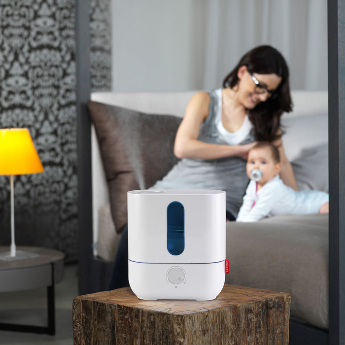 Boneco Micro Fine Cool Mist Ultrasonic Humidifier with LED Light & Control Knob