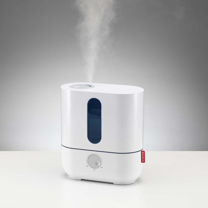 Boneco Micro Fine Cool Mist Ultrasonic Humidifier with LED Light & Control Knob