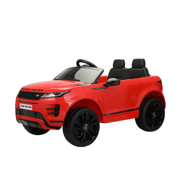 TOBBI 12V Kids Electric Battery Powered Licensed Land Rover Ride On Toy Car, Red