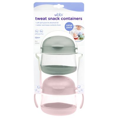 Ubbi Tweat 2 Piece Snack Container