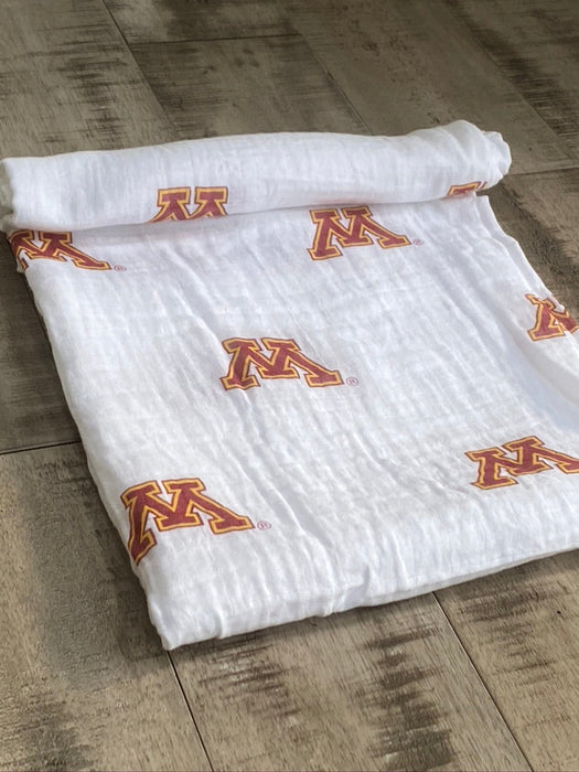 Three Little Anchors University Of Minnesota Swaddle Blanket