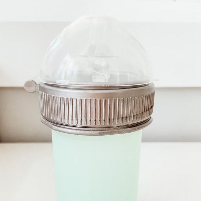 Mason Bottle Plastic Ring + Cap