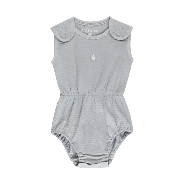 Ely's & Co. Cotton - Embroidered Heart and Star Collection-Romper