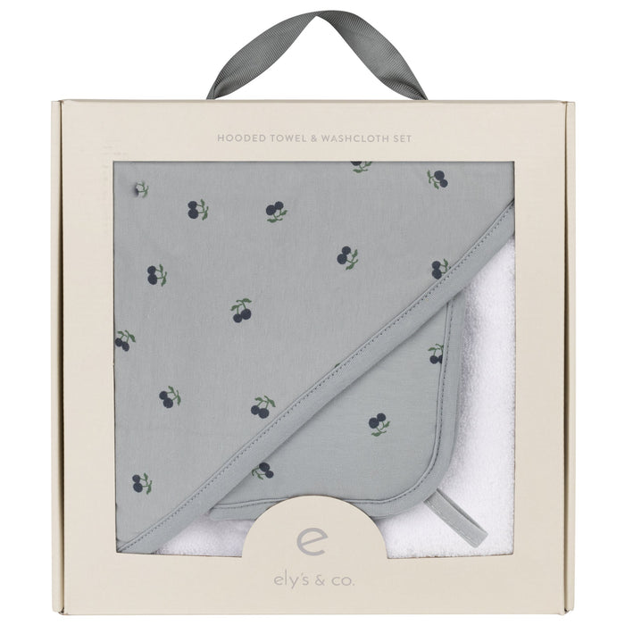 Ely's & Co. Hooded Towel & Washcloth