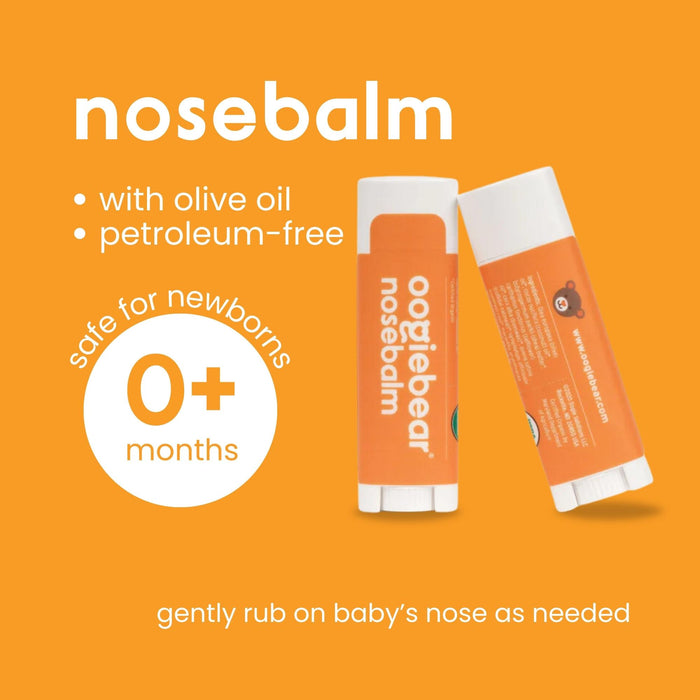 oogiebear Organic Mini Nosebalm and Chestrub Baby Care Kit