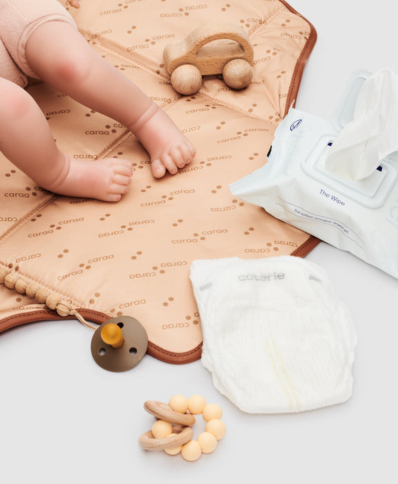 Caraa Baby Changing Mat Nylon in Clay