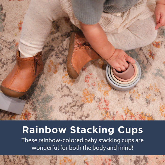 Babeehive Goods Rainbow Stacking Cups