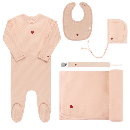 Ely's & Co. Cotton - Embroidered Heart and Star Collection -Deluxe Take Me Home Sets