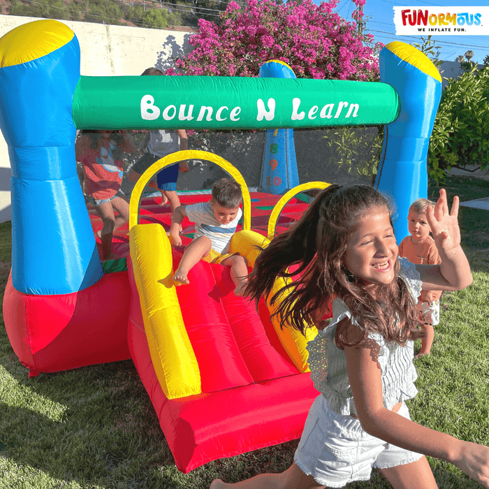 Funormous Bounce N Learn Inflatable Bounce House