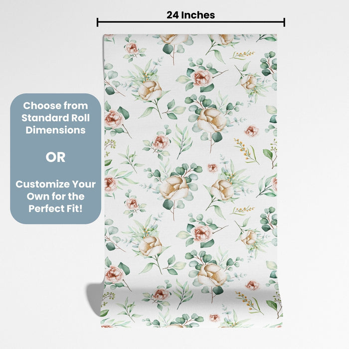 TeepeeJoy Flower Themed Wallpaper - Elegant Magnolia Medley