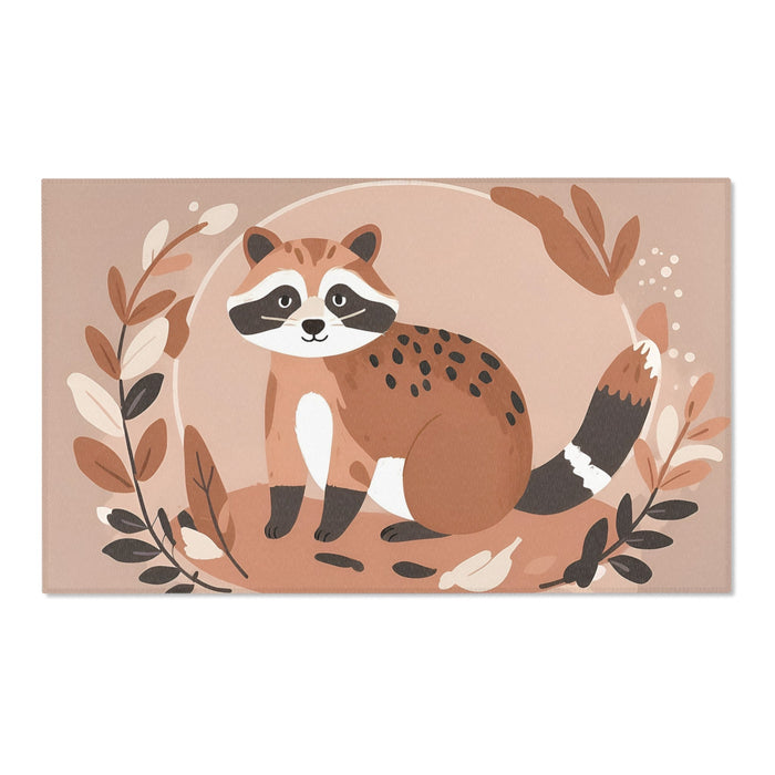 TeepeeJoy Kids and Nursery Raccoon Rug - Forest Bandit