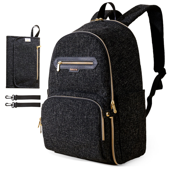 Sunveno Tweed Luxe Diaper Backpack