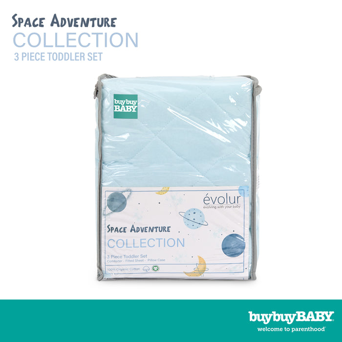 buybuy BABY by Evolur Space Adventure Organic Cotton 3-Piece Toddler Set