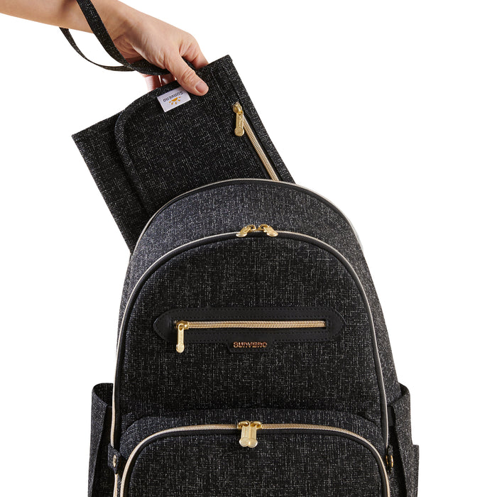 Sunveno Tweed Luxe Diaper Backpack