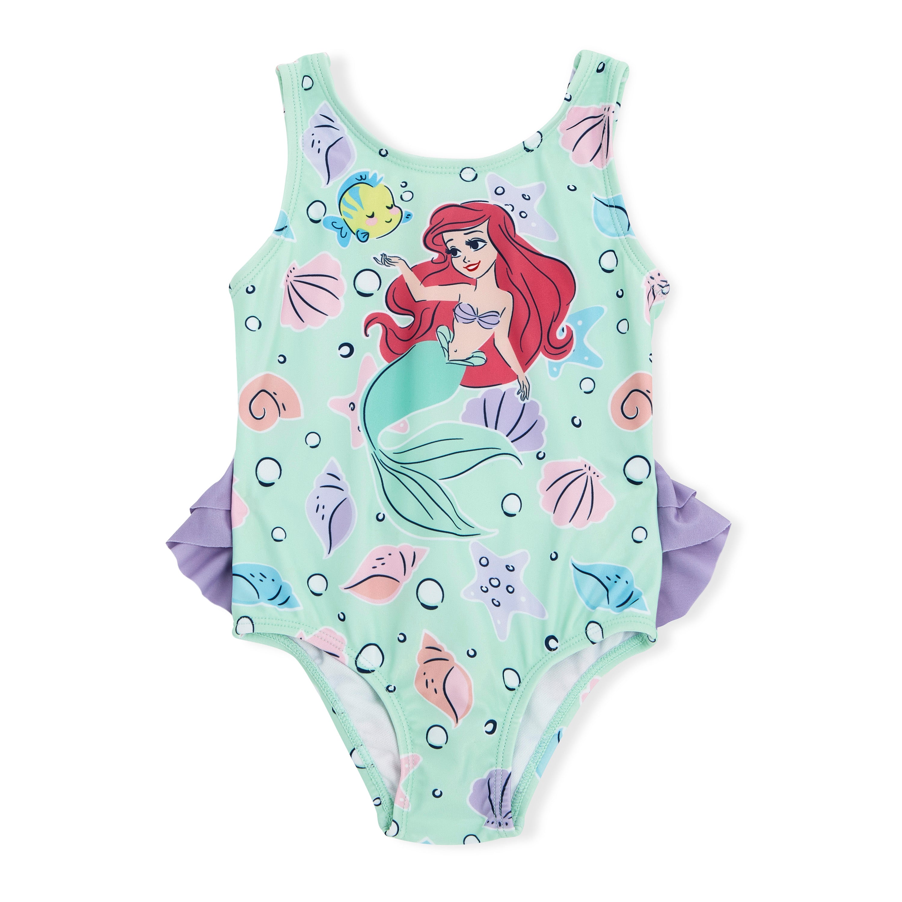 The Little Mermaid Disney s 1 Piece Green Swimsuit