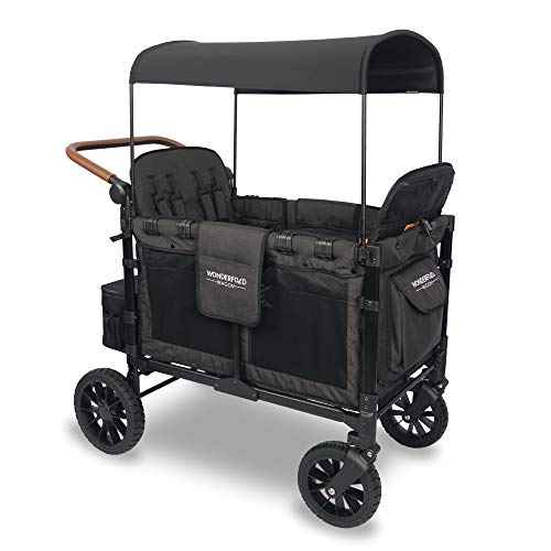 Wonderfold W4 LUXE Quad Stroller Wagon