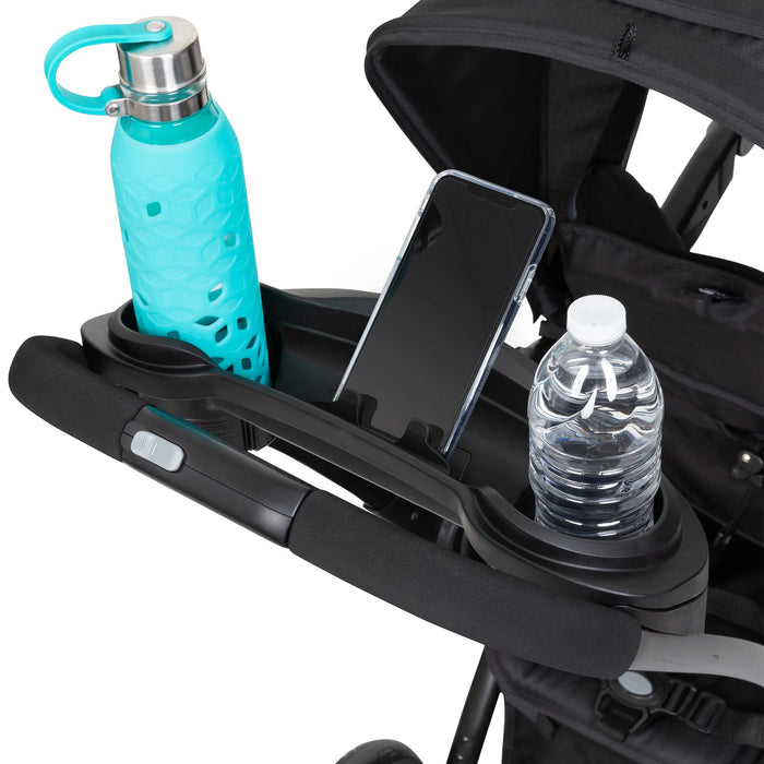 Baby Trend Sit N' Stand 5 in 1 Shopper Stroller w/Canopy & Basket, Modern Khaki