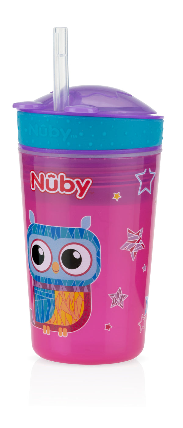 Nuby Printed Snack n' Sip - Cup, 9oz Liquid