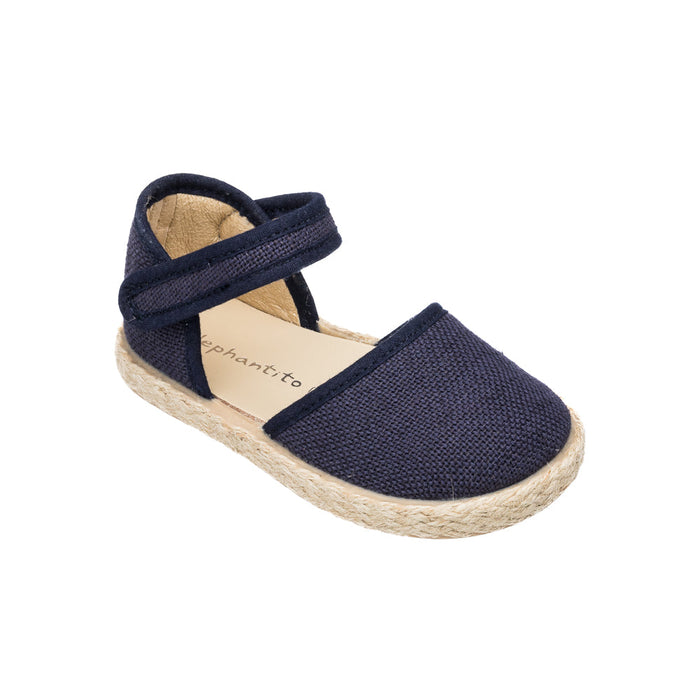 Elephantito Linen Classic Espadrille Navy