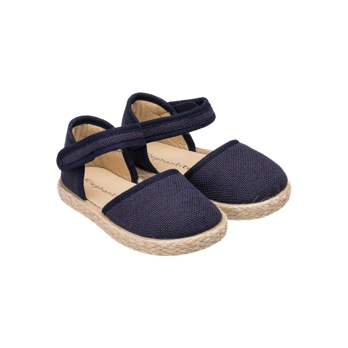 Elephantito Linen Classic Espadrille Navy