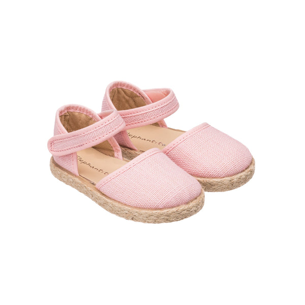 Elephantito Linen Classic Espadrille Pink