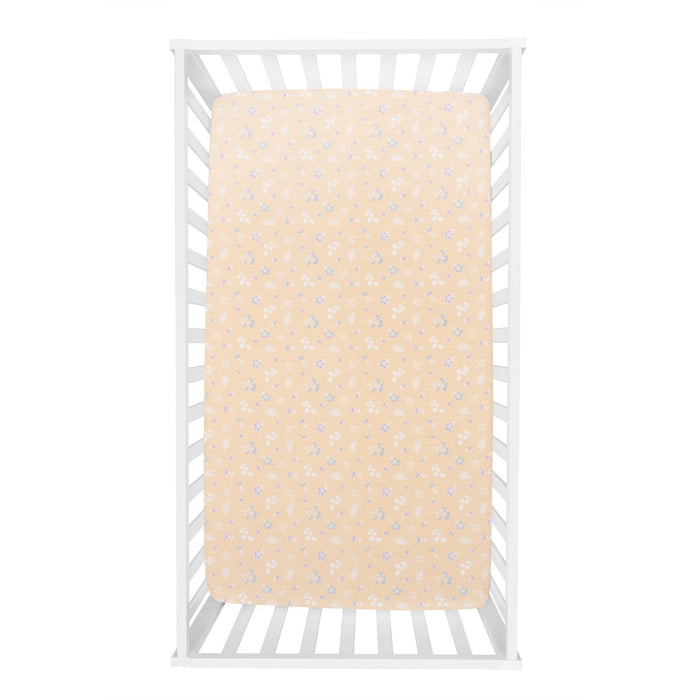 Trend Lab Floral Deluxe Flannel Fitted Crib Sheet