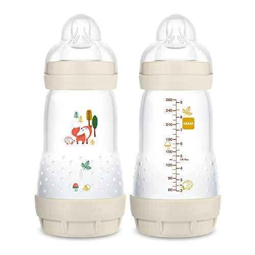 MAM 5 oz. Easy Start Matte Deco, 0+ Months, Unisex, 2 Pack