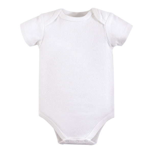 Luvable Friends Cotton Bodysuits 1 Pack, White